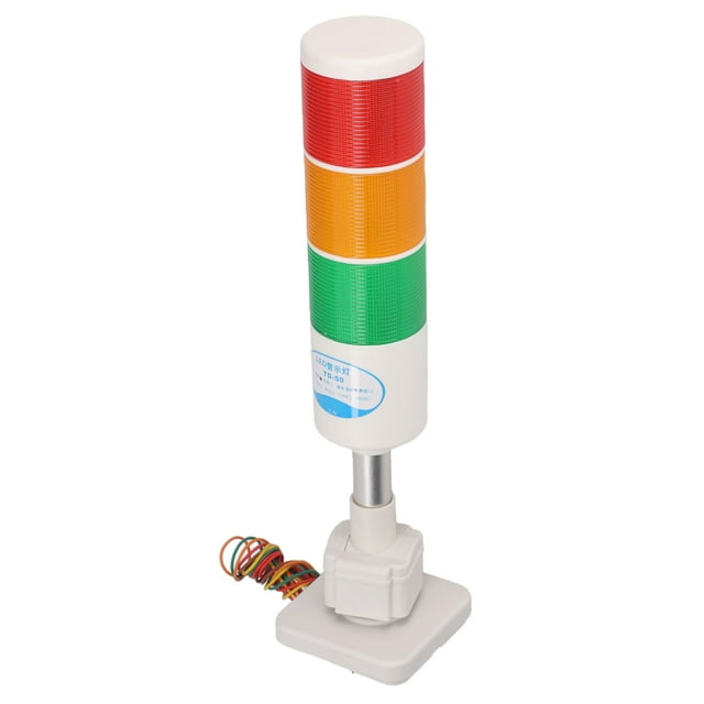 3 Layers LED Tower Stack Lights, Aluminium Wick LED Industrial Tower Light, Multilayer LED Industrial Warning Lights for Operator Stations, Call Lights