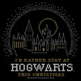 thumbnail image 2 of Men's Harry Potter I'd Rather Stay At Hogwarts Graphic T-Shirt, 2 of 5