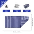 thumbnail image 2 of Clotho Hand Towel Set of 4, Navy, 100% Cotton 18 X 40 inches (Classic), 2 of 7