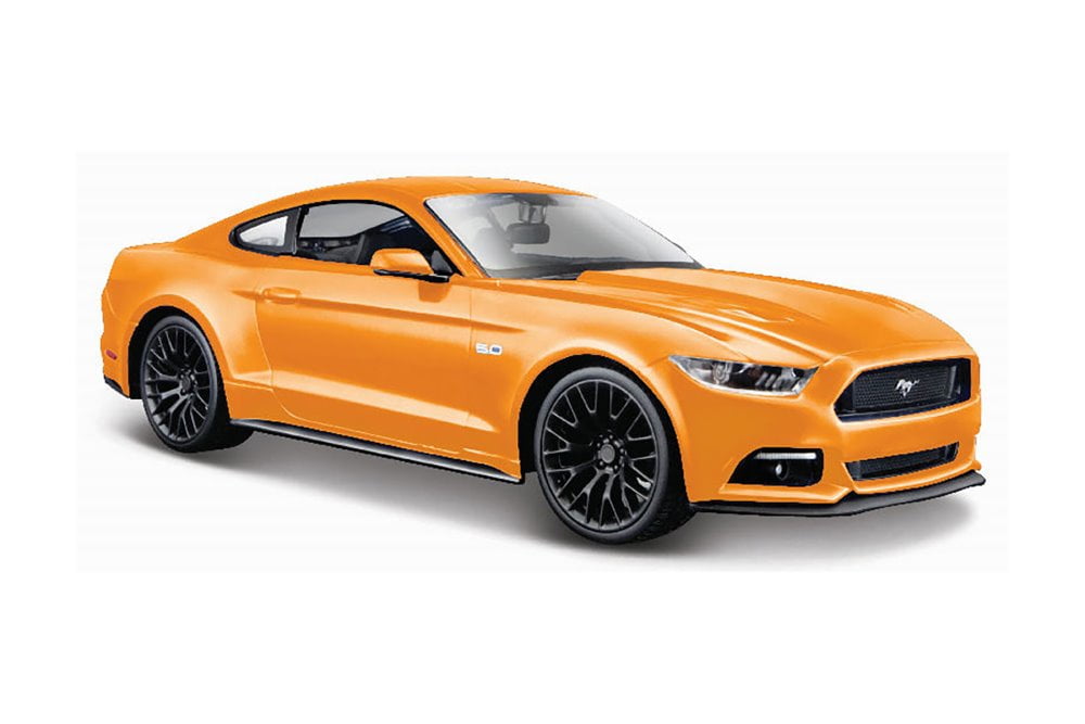 2015 Ford Mustang GT 5.0 Yellow 1/18 Diecast Model Car by Maisto