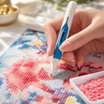 thumbnail image 3 of Automatic Diamond Painting Bead Dispenser, Wax-Free Diamond Art Bead Dispenser Pen for Round Drills, Auto Bead Placer Tool with Tray & Tweezers for DIY Diamond Art Crafts, 3 of 7