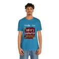 thumbnail image 4 of Smile, I'm Santa's Favorite Nurse Unisex Christmas Jersey Short Sleeve Tee, 4 of 4