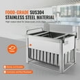 thumbnail image 3 of KFFKFF Commercial Popsicle Moulds 40PCS Round-Head Ice Pop Mould with Double Slot, 3 of 9