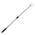 thumbnail image 3 of Pawsdot Stylish Black Stainless Steel Closet Pole with Adjustable Reach and Retractable Clothes Hook for Home, 3 of 8