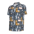 thumbnail image 2 of Rocae Llama and Cactus for Men's Short Sleeve Polo Shirt, Quick Drying Performance Moisture Wicking Sports Men's Golf Shirt 3X-Large, 2 of 9
