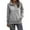 Grey, variant on Women Blouses Lady Workout Sweater for Women with Hood Active Hoodie Ladies Extra Large Sweatshirts Oatmeal Hoodie Tie Dyed Hooded Sweatshirt Fall Sweaters Tops Ladies French White 2XL