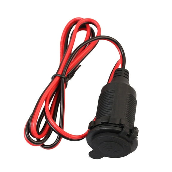 12V Car Cigarette Lighter Charger Cable Female Socket Plug Connector Adapter