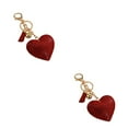 thumbnail image 3 of Youkk Cadeaux en Forme de Coeur Pendentif Porte-Clés pour Présente Élégant Coeur Forme Porte-Clés Rouge 2Set, 3 of 6
