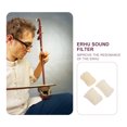 thumbnail image 3 of WHAMVOX 3 Pcs Erhu Mutes Durable Erhu Silencers For Practice Easy To Install Beige, 3 of 8