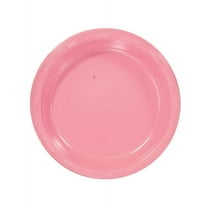 9" Pink Party Plastic Plates 50ct.