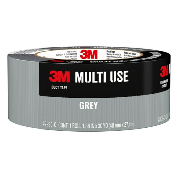 3M™ Multi-Use Duct Tape, 2930-C, 1.88 in x 30 yd (48,0 mm x 27,4 m) 12 rls/cs