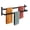 Matte Black, variant on Towel Bars Black Bath Towel Holders Bathroom 2-Tiers Ladder Towel Rails Wall Mounted Towels Shelves Rack Stainless Steel