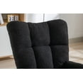 thumbnail image 5 of Rocking Chair Nursery,Teddy Upholstered Glider Rocker with High Backrest,Modern Rocking Accent Chairs Glider Recliner for Living Room, Nursery, Bedroom,Black, 5 of 8