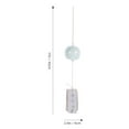 thumbnail image 2 of Topbathy 1Pc Blue Japanese Style Ceramic Wind Chime Hanging Wind Bell for Home Decor, 2 of 7