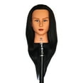 thumbnail image 2 of 100% Human Hair 18 " Mannequin Head Hairdresser Training Head Manikin Cosmetology Doll Head, 2 of 6