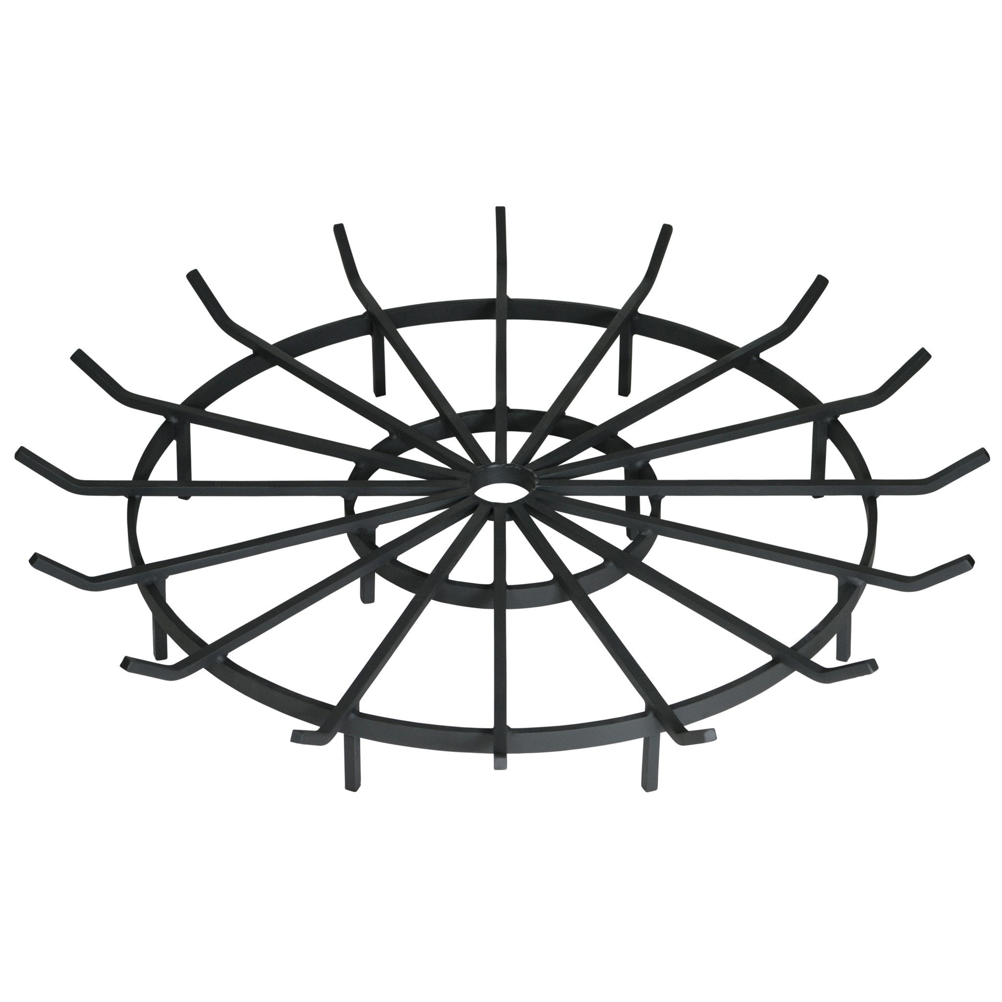 Wheel Fire Grate Fire Pit Log Grate 40-Inch Fire Pit Grate Round Fire Pit Wheels 