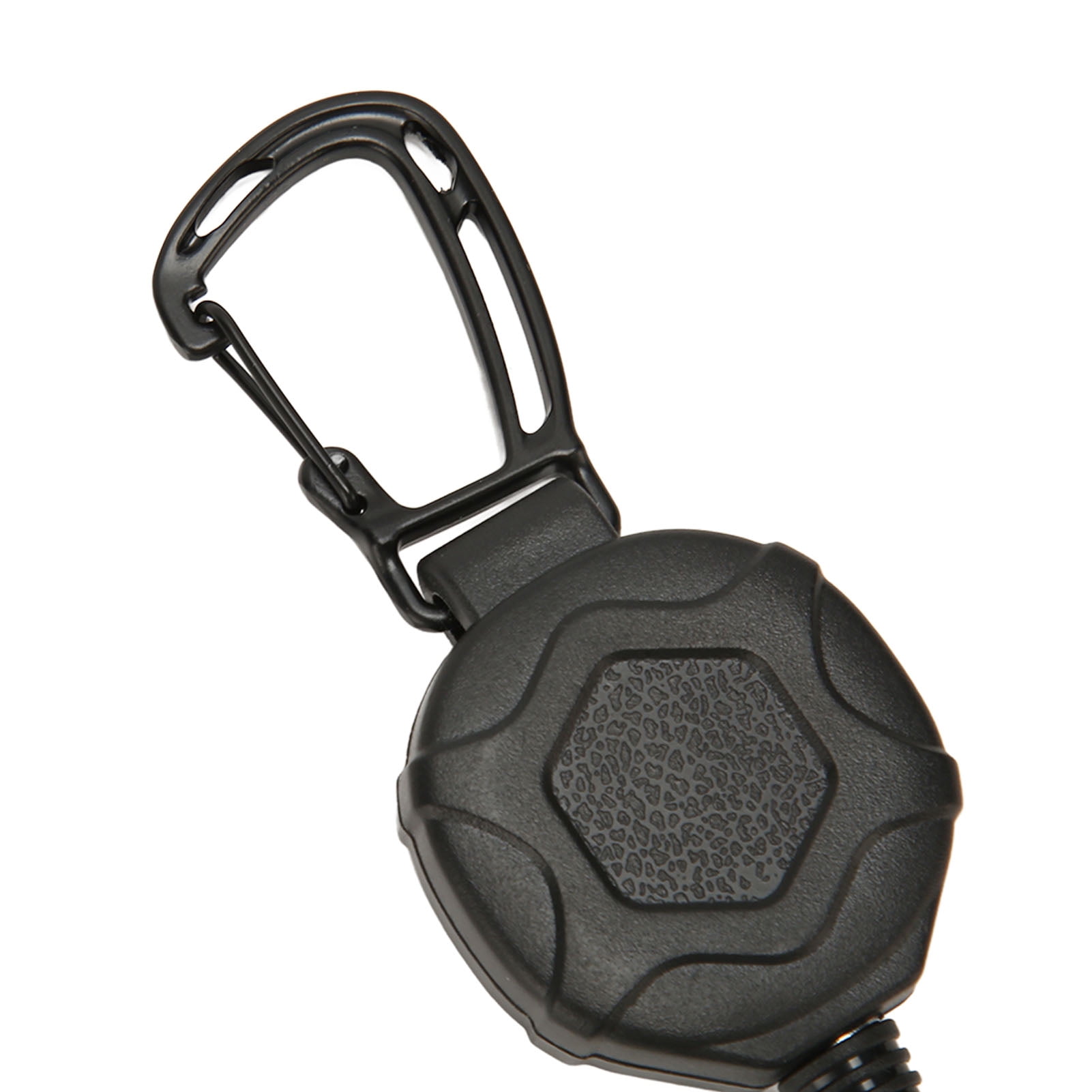 Riousery 2Pcs Retractable Keychain Heavy Duty Carabiner ID Badge Holder with Retractable Stainless Steel Wire Rope For Outdoor Access and Keys Management