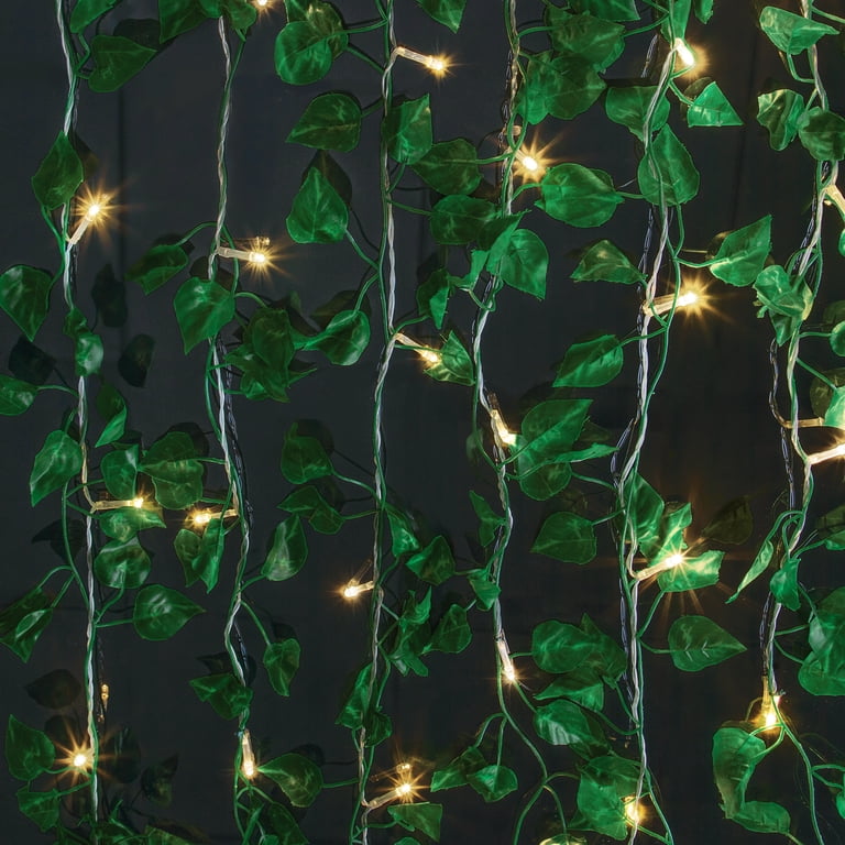 BrightSide LED Cascading Curtain Vine Lights, Warm White photo 5