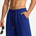 thumbnail image 4 of Gfyviroh Baggy Sweatpants for Men Cozy Drawstring Wide Leg Trousers with Pockets Lightweight Casual Everyday Pants, 4 of 6