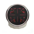 thumbnail image 3 of 110mm 4 In 1 Gauge Fuel Level 12V Voltmeter Water Temp. Oil Pressure With Backlight ,Universal Compatibility, 3 of 6