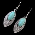 thumbnail image 2 of Pendientes simple turquesa con personalidad, pendientes gota, joyería para mujeres y niñas, 2 of 5