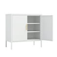 thumbnail image 4 of Metal Storage Cabinet with Doors and Adjustable Shelves, Steel Garage Storage Cabinet, 4 of 6