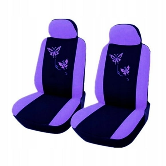 Car Seat Cover Vehicle Bucket Seat Cover 2pcs/Set,Butterfly Print Front Seat Covers