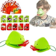 Funny Family Game Interactive Toys, Catch Bug Tic Tac Tongue Desktop Board Game Lizard Tongue Game Novel Toys for Kids