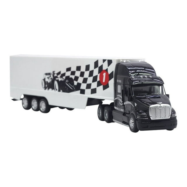 BotaniNest 1:48 Scale Alloy Container Truck Style Heavy Hauler With Sound & Light Effects (Die Model)
