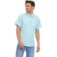 thumbnail image 3 of Men's Casual Short Sleeve Dress Shirt Regular-Fit Button Down Shirts, 3 of 6