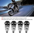 thumbnail image 2 of Garosa 4pcs Universal Thread License Plate Frame Bolts Screws For Motorcycle, License Plate Frame Bolts, License Frame Screw, 2 of 4