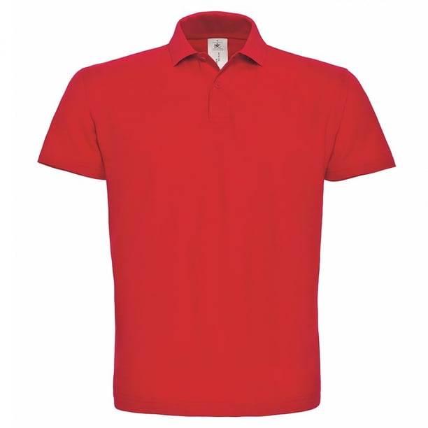 B&C - Polo de manga corta Modelo ID.001 Mujer señora - Verano/Deporte (Rojo)