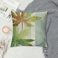 thumbnail image 2 of Qinduosi Blue Green Tropical Pillow Covers of Summer Palm Monstera Leaf Outdoor Decorative Throw Pillows Farmhouse Botanical Pillowcases Cushion Case Decor for Home Sofa Couch Bed White, 2 of 5