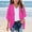 Hot Pink, variant on Girls Shirts Girls Casual Solid Color Cardigan Top for Everyday Wear Spring Summer Lightweight Open Front Shirt Comfortable Tee for Kids Ages 3 14 with Jeans and Pants