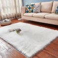thumbnail image 1 of Thick Carpet Soft Sheepskin For Living Room Plush Rug Bedroom Faux Fur Wool Fluffy Floor Carpets Window Bedside Home Decor Rugs, 1 of 4