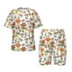 thumbnail image 1 of Balery Mushrooms Conjunto de Pijama Infantil de Manga Corta con Estampado – Ropa de Dormir de Algodón Suave-Medium, 1 of 6