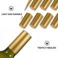thumbnail image 6 of WEUVEB 150pcs Heat Shrinkable Caps for Bottles Plastic Golden, 6 of 7