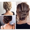 thumbnail image 3 of Fashion U Shape Gold Hair Side Combs Silver Hair Tools Elegant Rose Gold Hairstyle for Women Girls 3PCS, 3 of 5