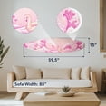 thumbnail image 3 of American Art Decor Surfboard - Pink Flamingo & Beachball Wall Art Decor, 3 of 10