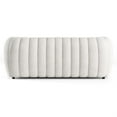 thumbnail image 4 of Furniture of America Totulem Boucle Fabric Channel Tufted Sofa in Off White, 4 of 9
