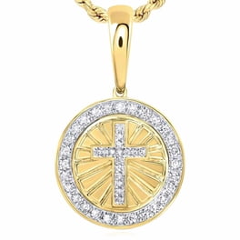 Avariah Solid 10K Yellow Gold Number 13 Pendant - 13.3mm, Real Gold Charm For Men & Women