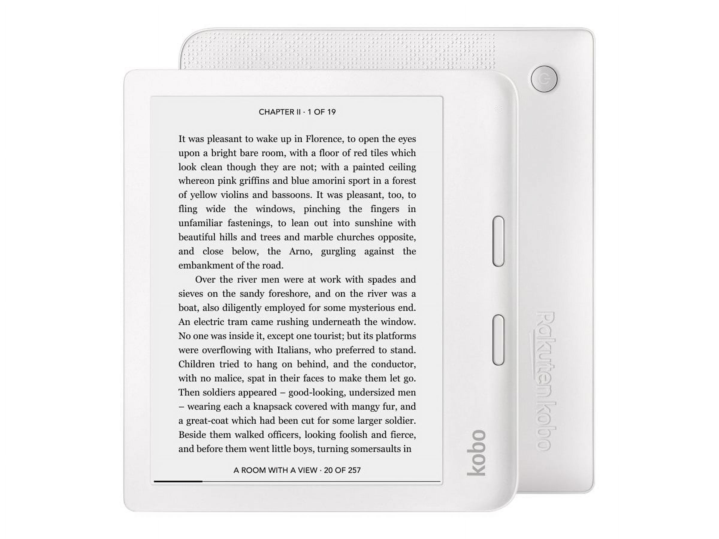 Kobo Libra 2 - eBook reader - 32 GB - 7" E Ink Carta 1200 (1680 x 1264) - touchscreen - Wi-Fi - white - image 3 of 8