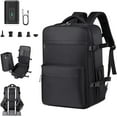 thumbnail image 1 of Lunapack Backpack,Vacuum Travel BackPack,Large Capacity Expandable Air Compression System,with Electric Pump,Removable Airbag (Black), 1 of 8