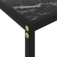 thumbnail image 5 of vidaXL Console Table Black 39.4"x13.8"x29.5" Tempered Glass, 5 of 8