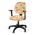 thumbnail image 3 of Psesaysky Thanksgiving Office Chair Covers in Pumpkin Maple Decoration , Set of 2 Stretchable Removable Slipcover for Gaming and Armchair, 3 of 8