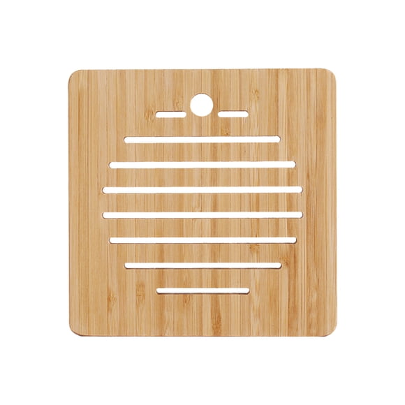 Tapis de Tasse et Bol Isolé en Bois pour la Maison / Plateau de Table Épaissi Résistant à la Chaleur / Protège les Comptoirs des Brûlures / Plage de Température de -40°F à 572°F
