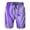 Z1-Dark Purple, variant on FUZHIQ Men's Gym Shorts 9 Inch Inseam Elastic Waist Basketball Shorts Loose Summer Beach Shorts Knee Length Cargo Pants,XL