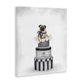 thumbnail image 2 of Stupell Industries Contemporary Fashion Box Stack Pet Dog Pink Grey Canvas Art, 30 x 40, by Ziwei Li, 2 of 7