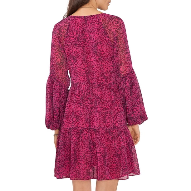 vince camuto purple lace dress Vince Camuto Sheath Dress Womens Size 6 Purple Floral Lace Overlay Nude Lining