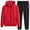 Red, variant on Athletic Long Sleeve And Pants Set For Everyday And Sports Use Versatile Activewear For All Seasons Comfortable And Stylish Outfit For Men And Women Rompers with Train for Women Romper plus Size Suit